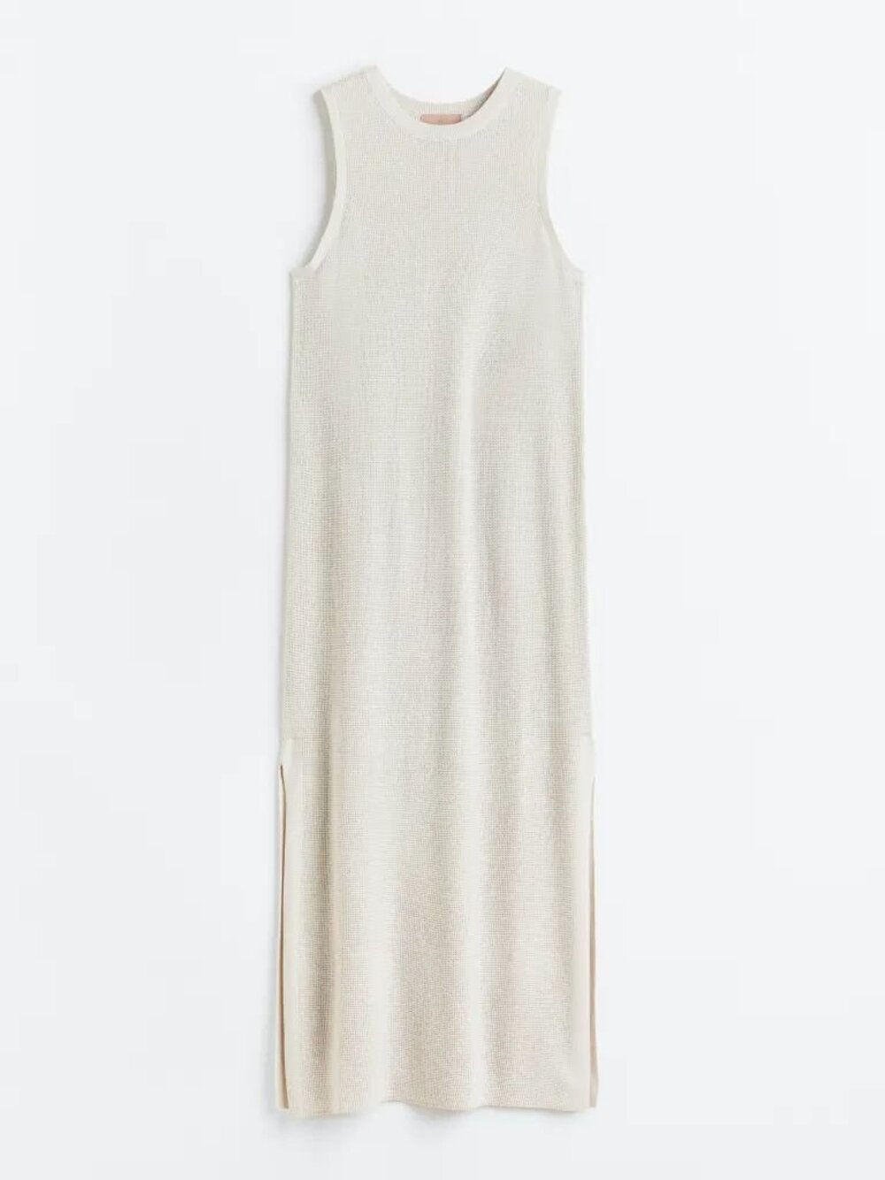 Silk Blend Knit Midi Dress
